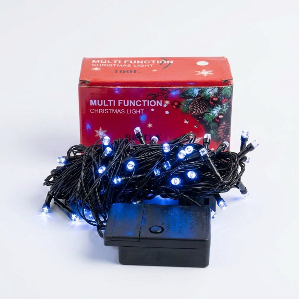 100 LED Blue Color with box