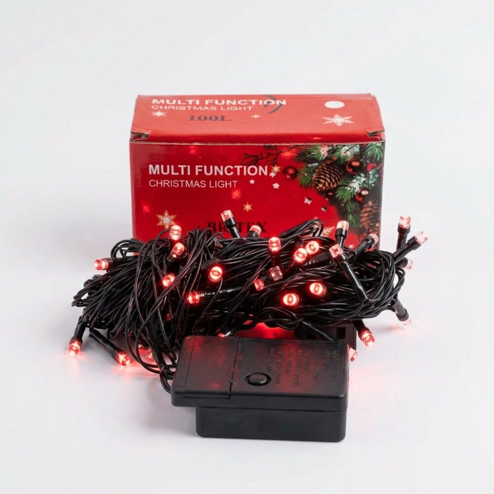 100 LED Red Color with box