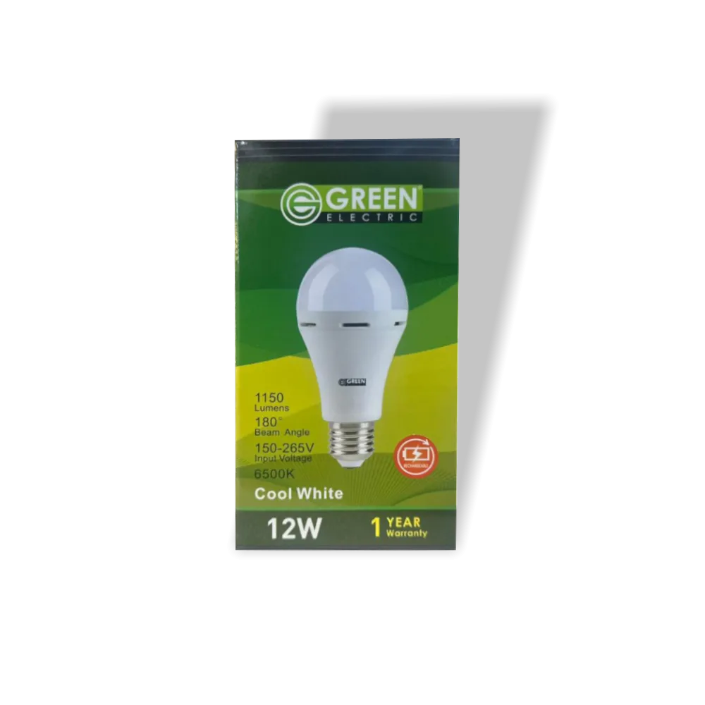 12W Green Emergency Light