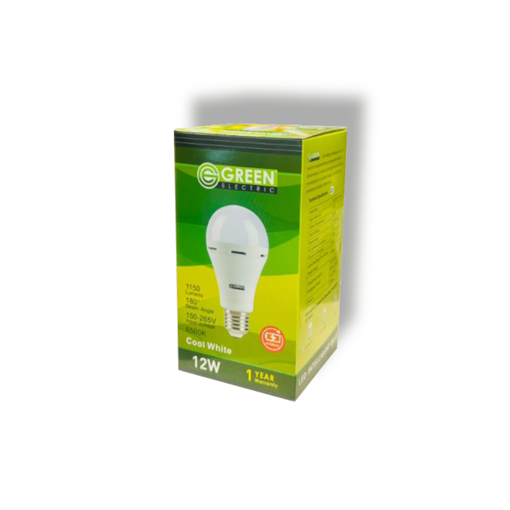 12W Green Emergency Light