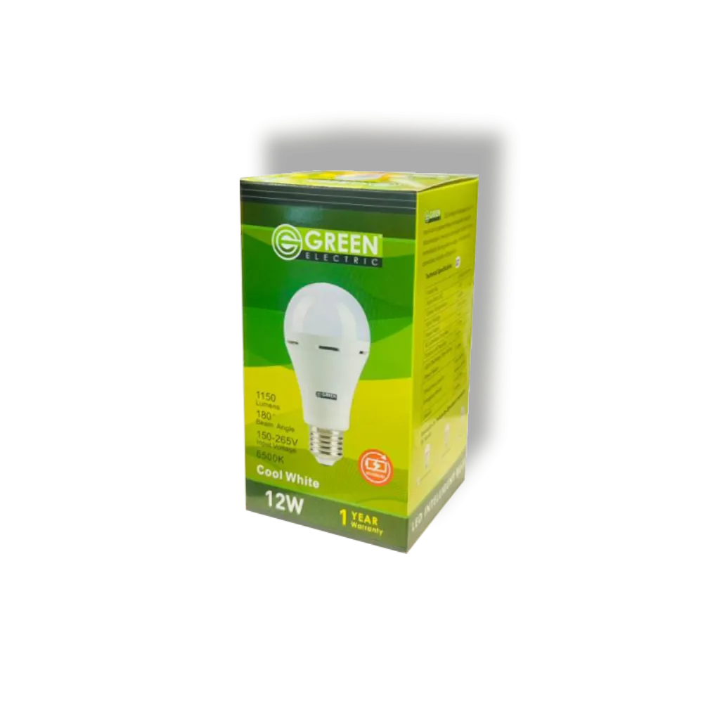12W Green Emergency Light