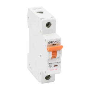 Orange 1 Pole MCB 6A - 63A