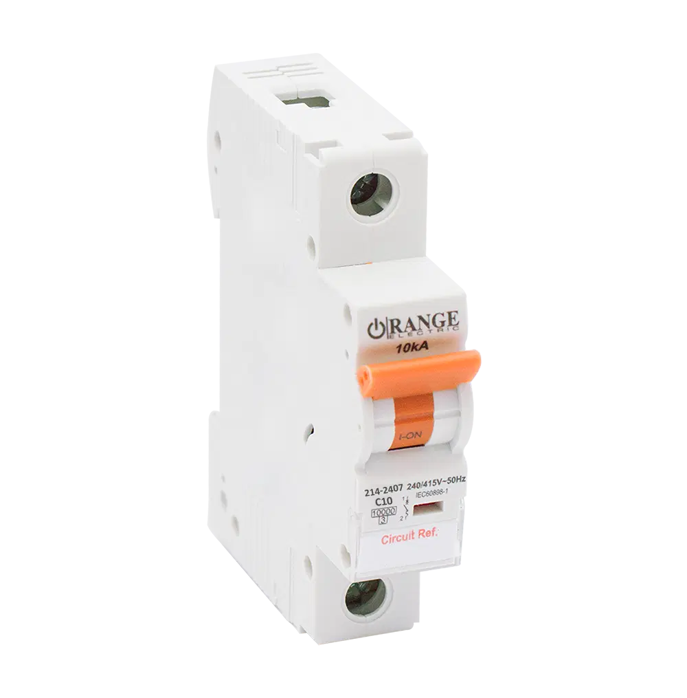 Orange 1 Pole MCB 6A - 63A