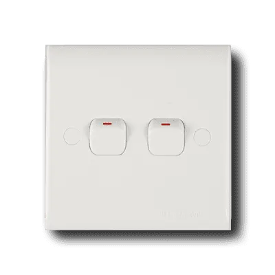 2 gang 1 way Switch Krypton