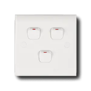 3 gang 1 way Switch Krypton