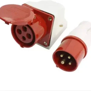 32A 4 Pin Wall Industrial Plug