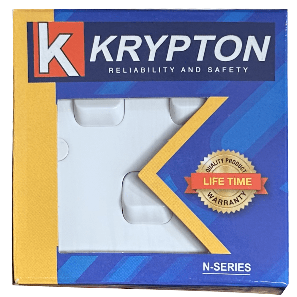 Krypton 3 gang 1 way Switch Gray