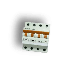 Orange 4 Pole MCB 6A - 63A