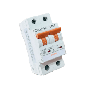 Orange 2 Pole MCB 6A - 63A