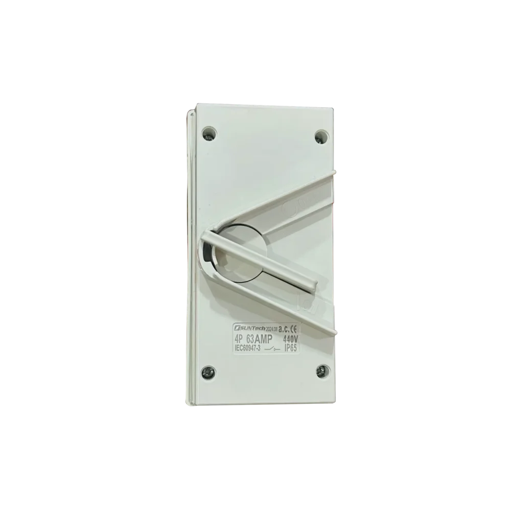 Solar Isolator Switch 63A 4 Pole