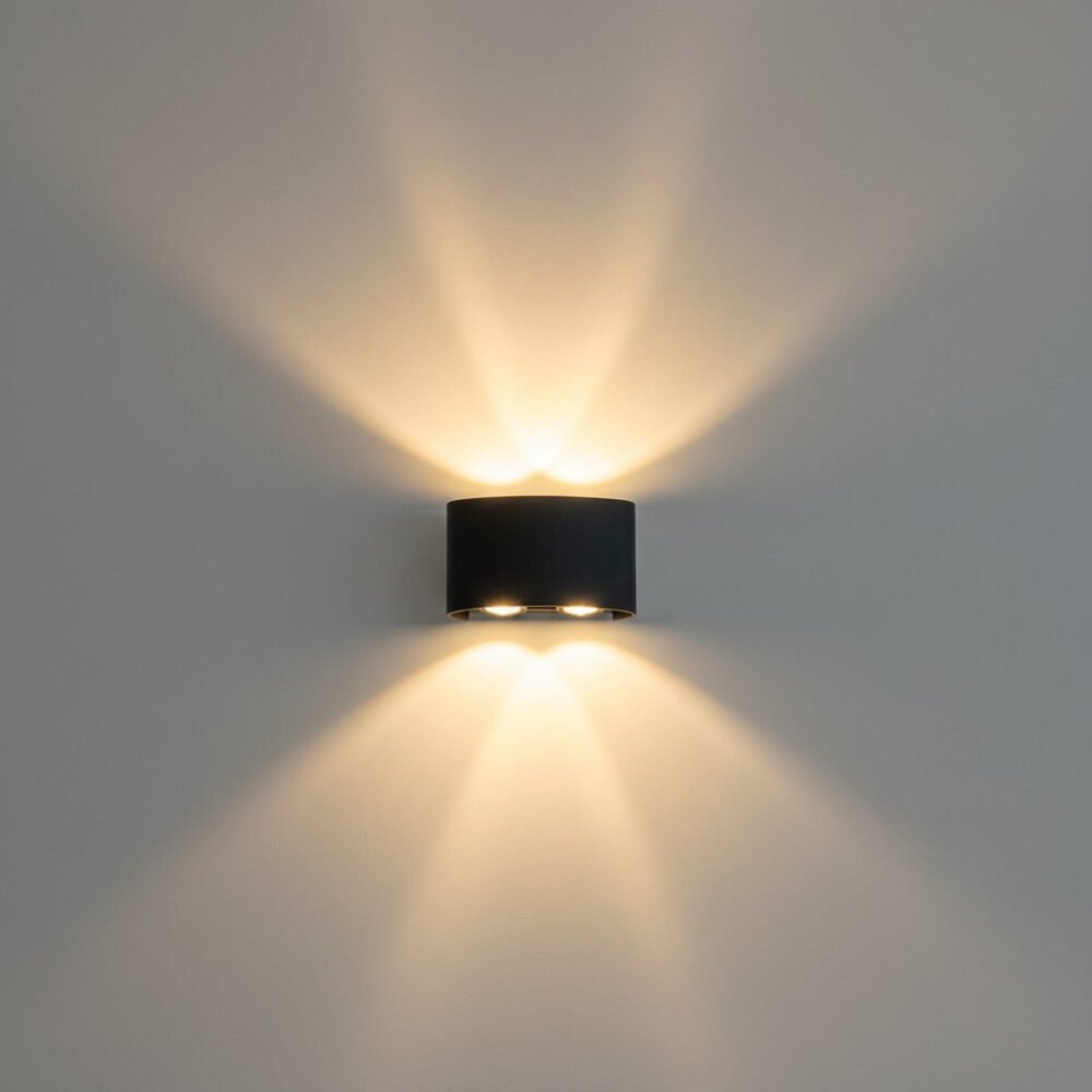 Akra 3W Double Side Double Head Wall Light
