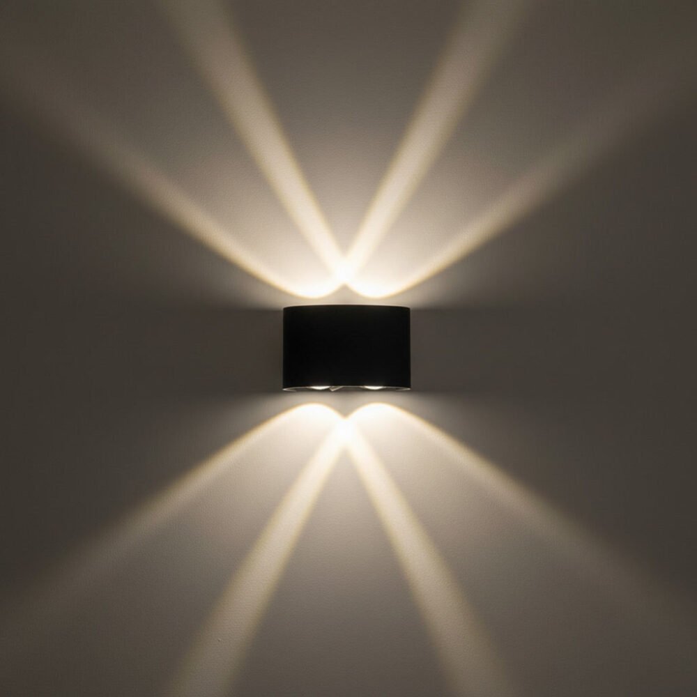 Akra 3W Double Side Double Head Wall Light
