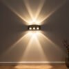 Akra 3W Double Side Triple Head Wall Light