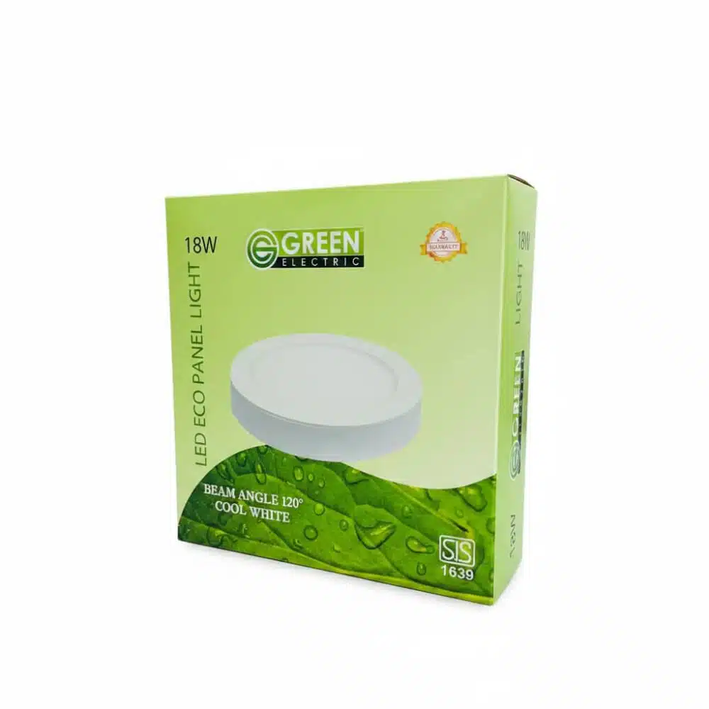 Green 18W Panel Light