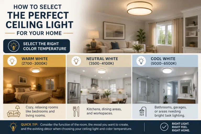 How to Select the Perfect Ceiling Light for Your Home