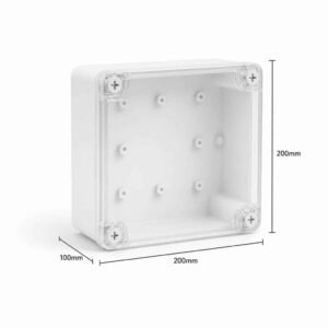 Ip 67 200mm x 200mm x 100mm Transparent Box