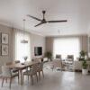 Kelani Brown Ceiling Fan Dinning room