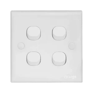 Orange 4 Gang Switch