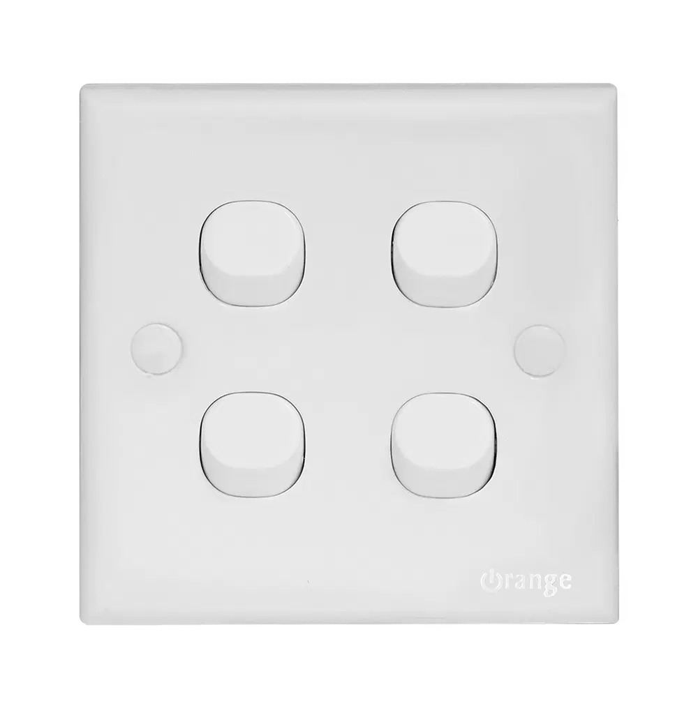 Orange 4 Gang Switch
