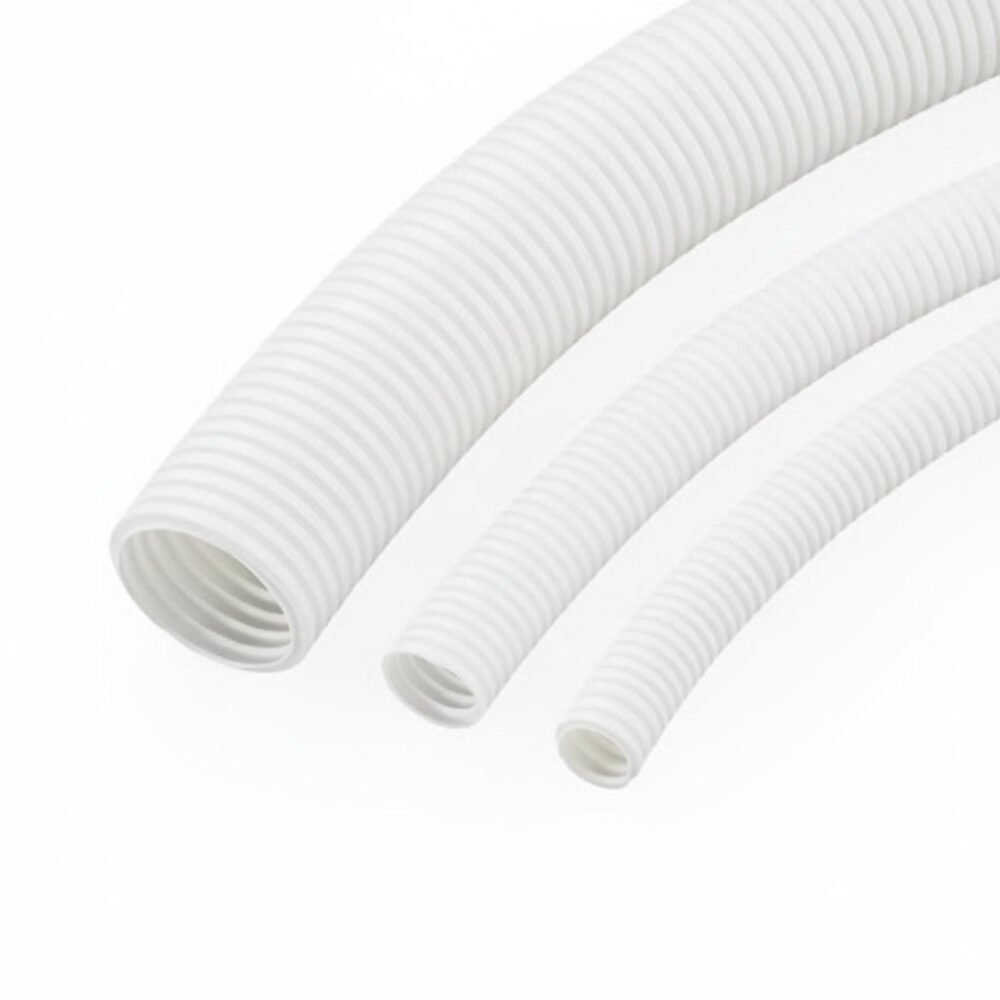 flexible conduit pipe White