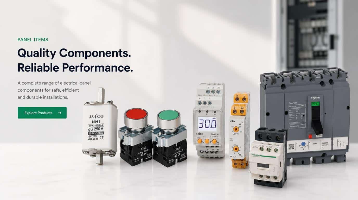 Panel Items Gunarathne Electricals in Sri Lanka