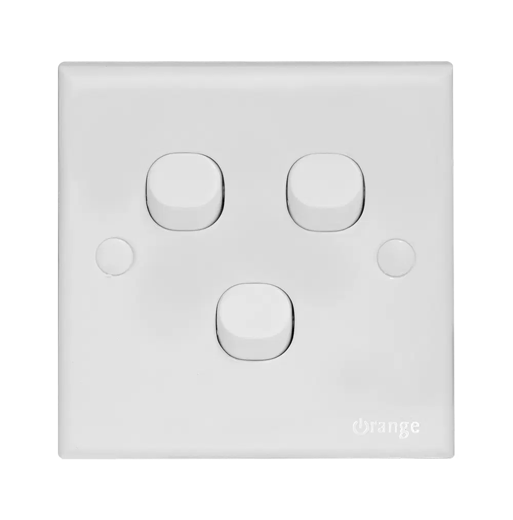 Orange 3 Gang Switch