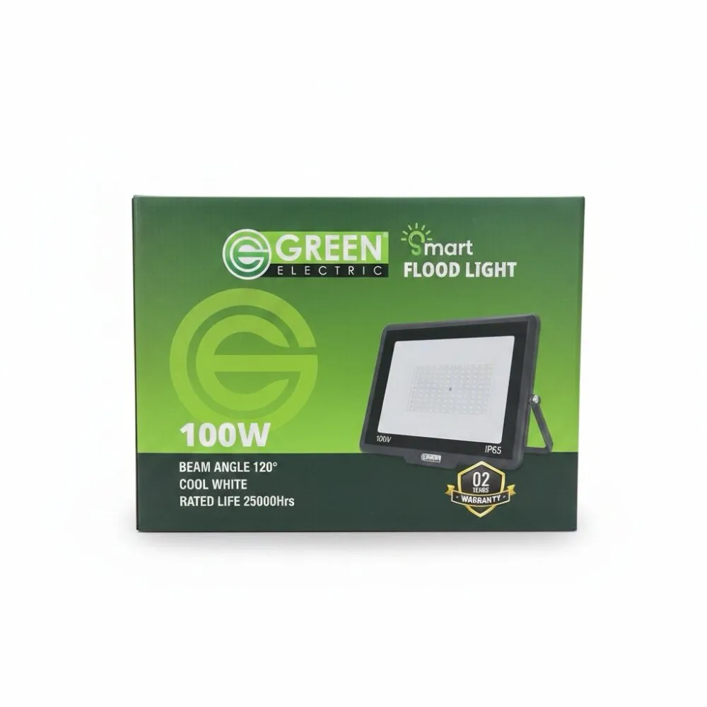 Green Flood Light